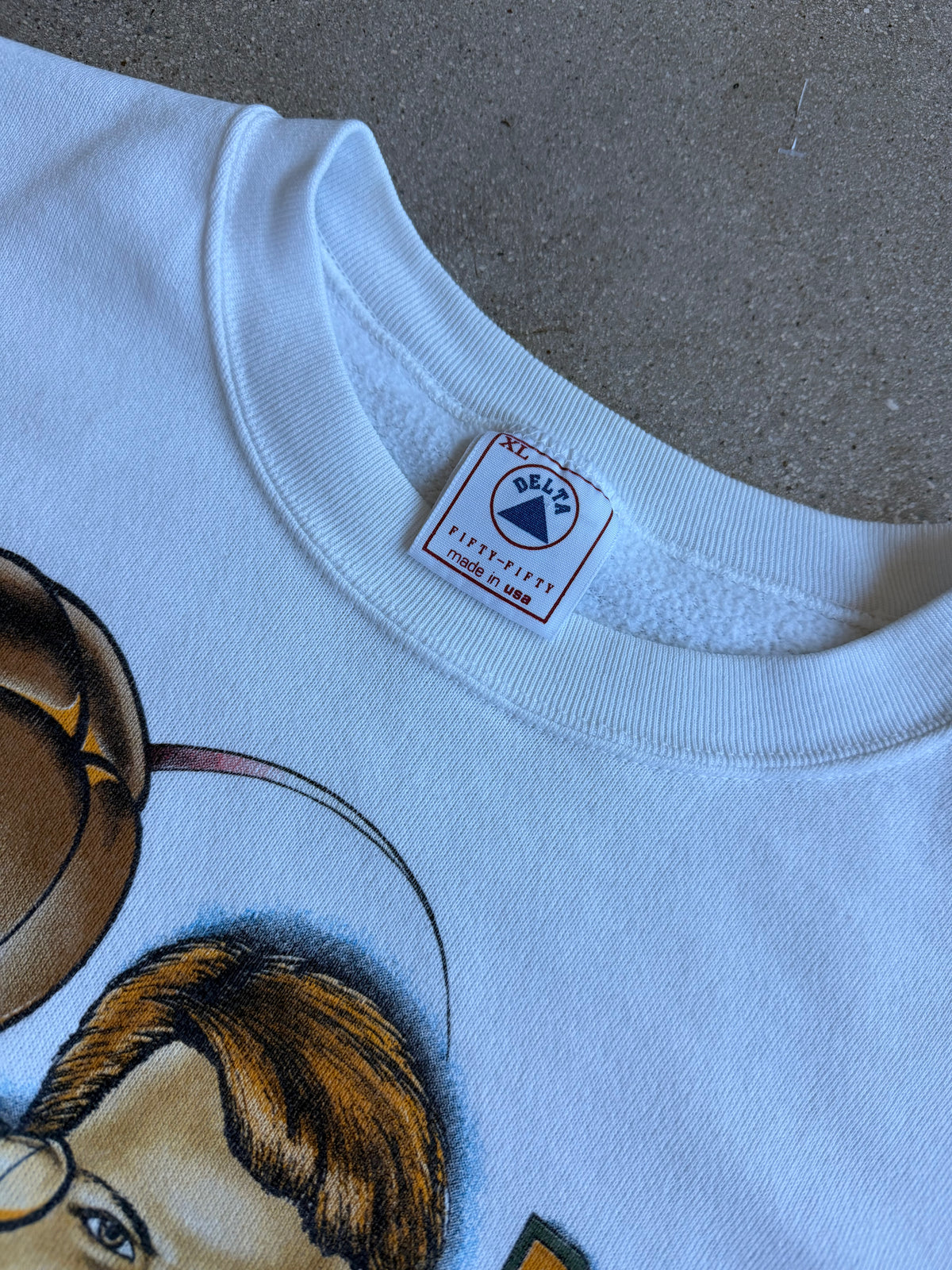 Vintage Brett Farve Caricature Crewneck - XL