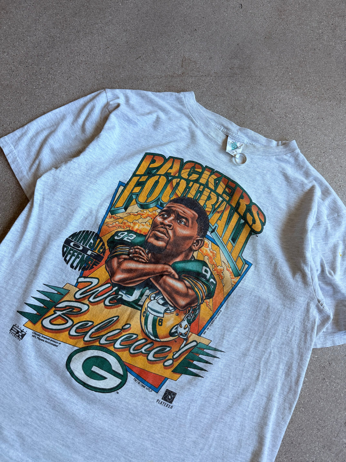 Vintage Reggie White Caricature Tee - XL