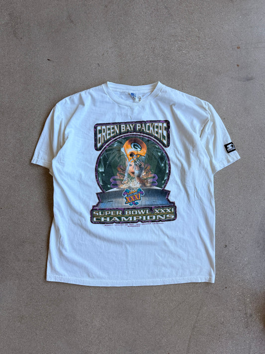 Vintage Packers Super Bowl 31 Victory Tee - XL