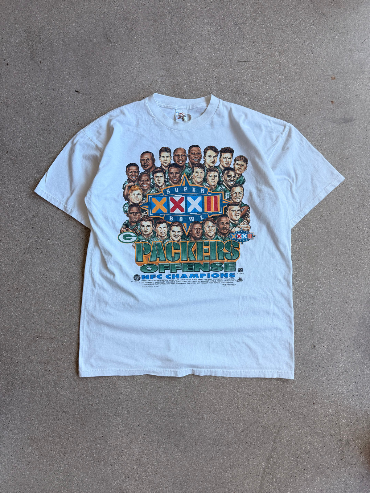 Vintage Double Sided NFC Championship Team Caricature - XL