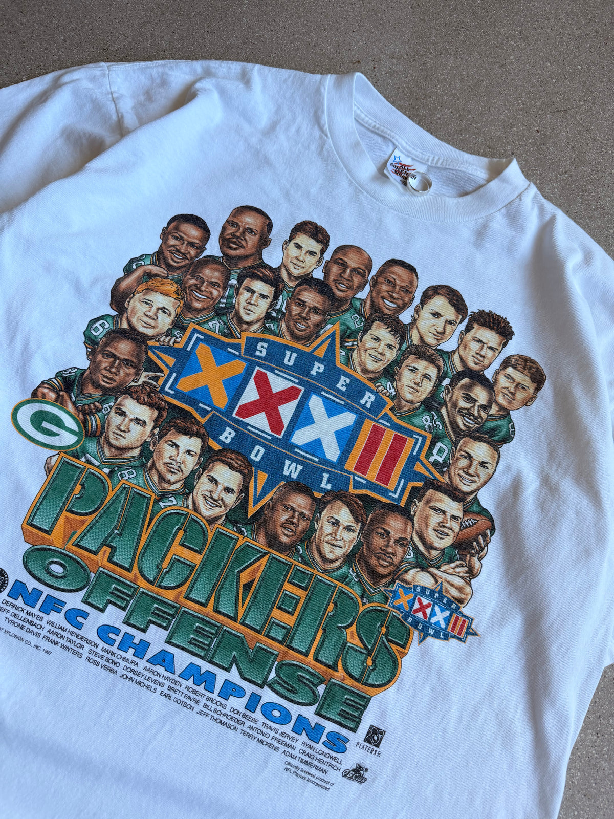 Vintage Double Sided NFC Championship Team Caricature - XL