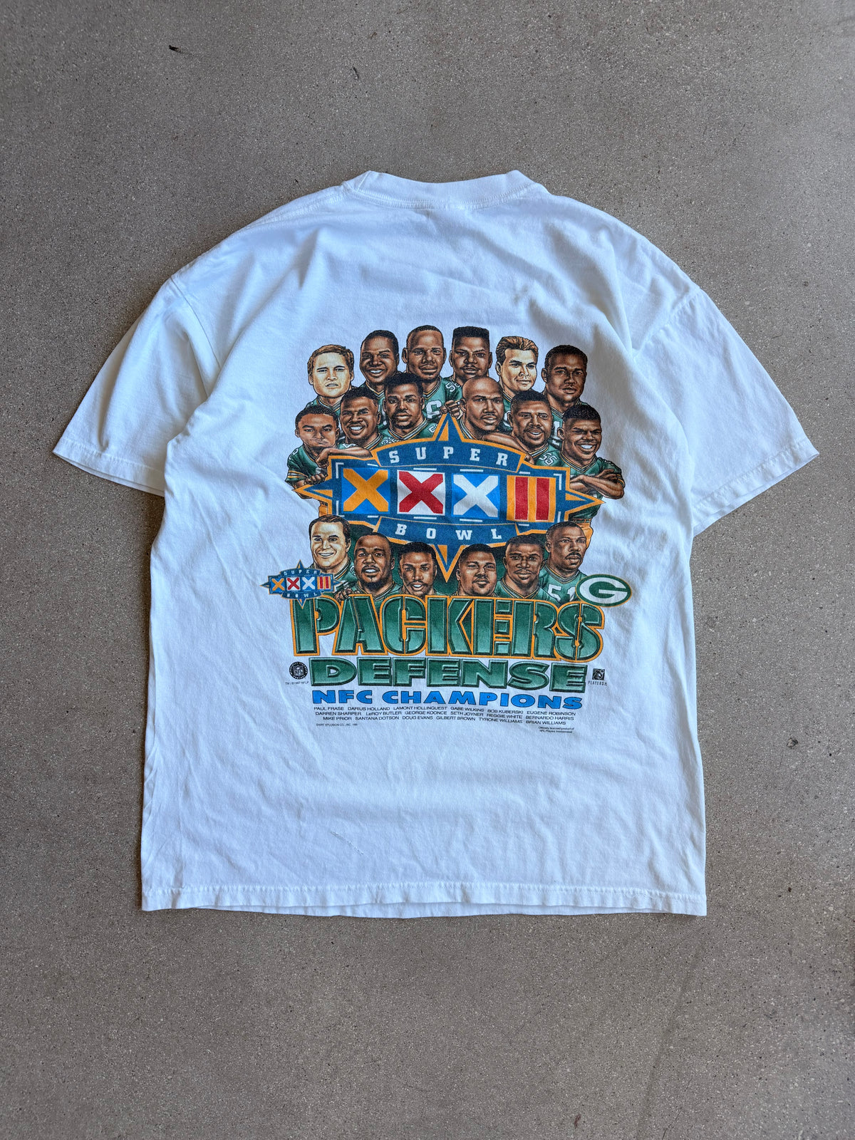 Vintage Double Sided NFC Championship Team Caricature - XL