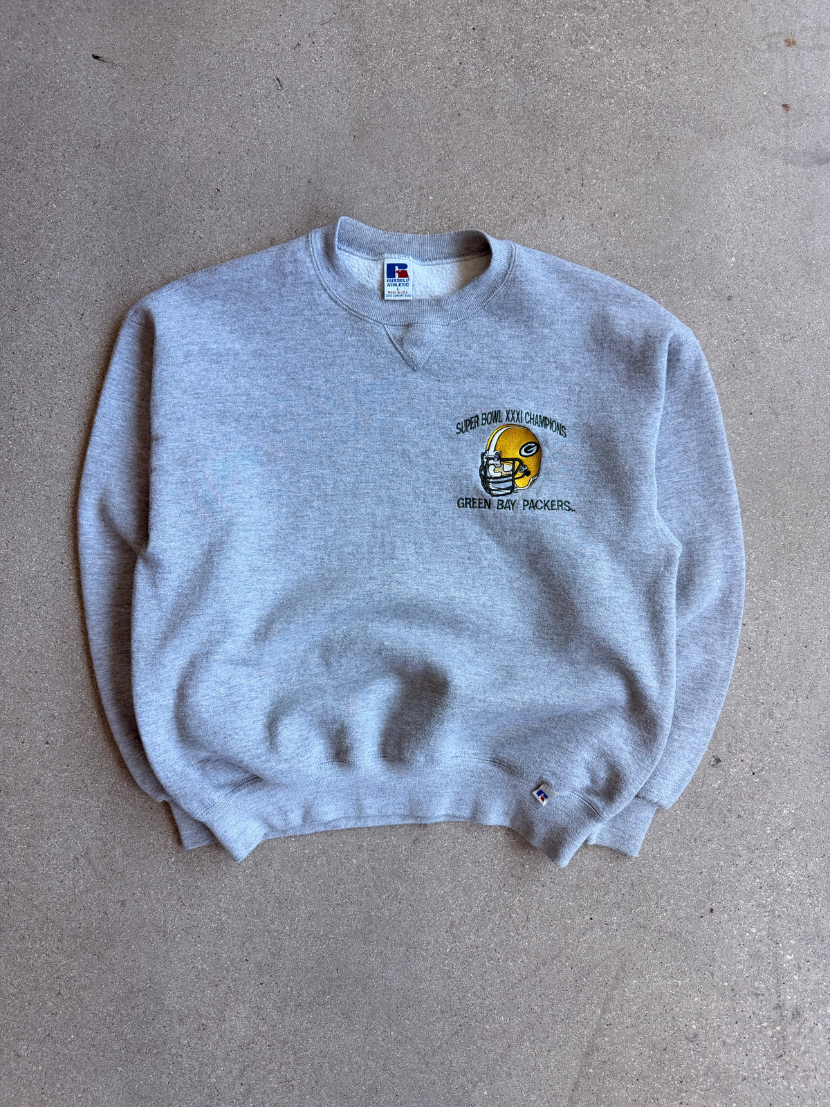Vintage Super Bowl 31 Champions Crewneck - L