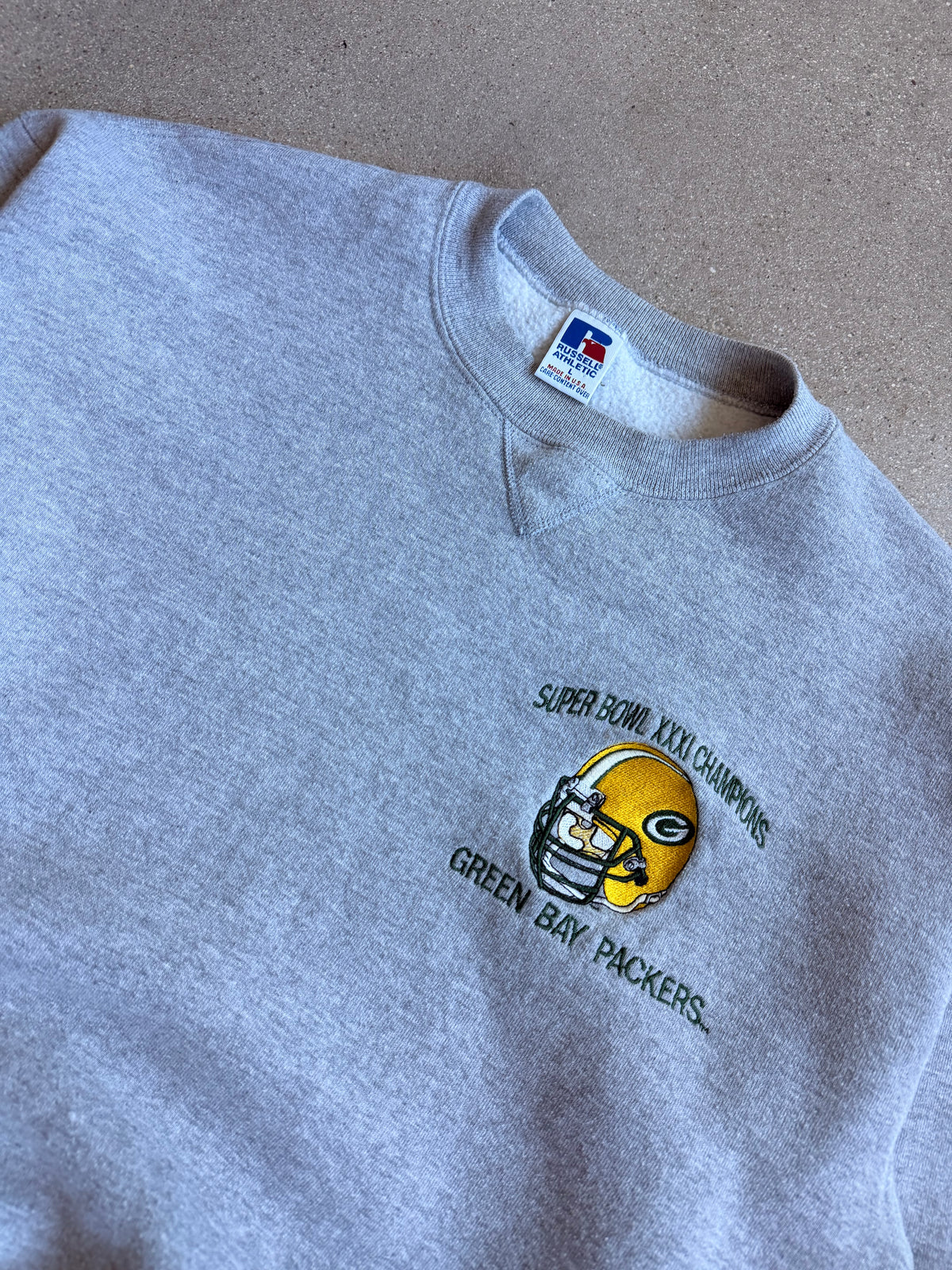 Vintage Super Bowl 31 Champions Crewneck - L
