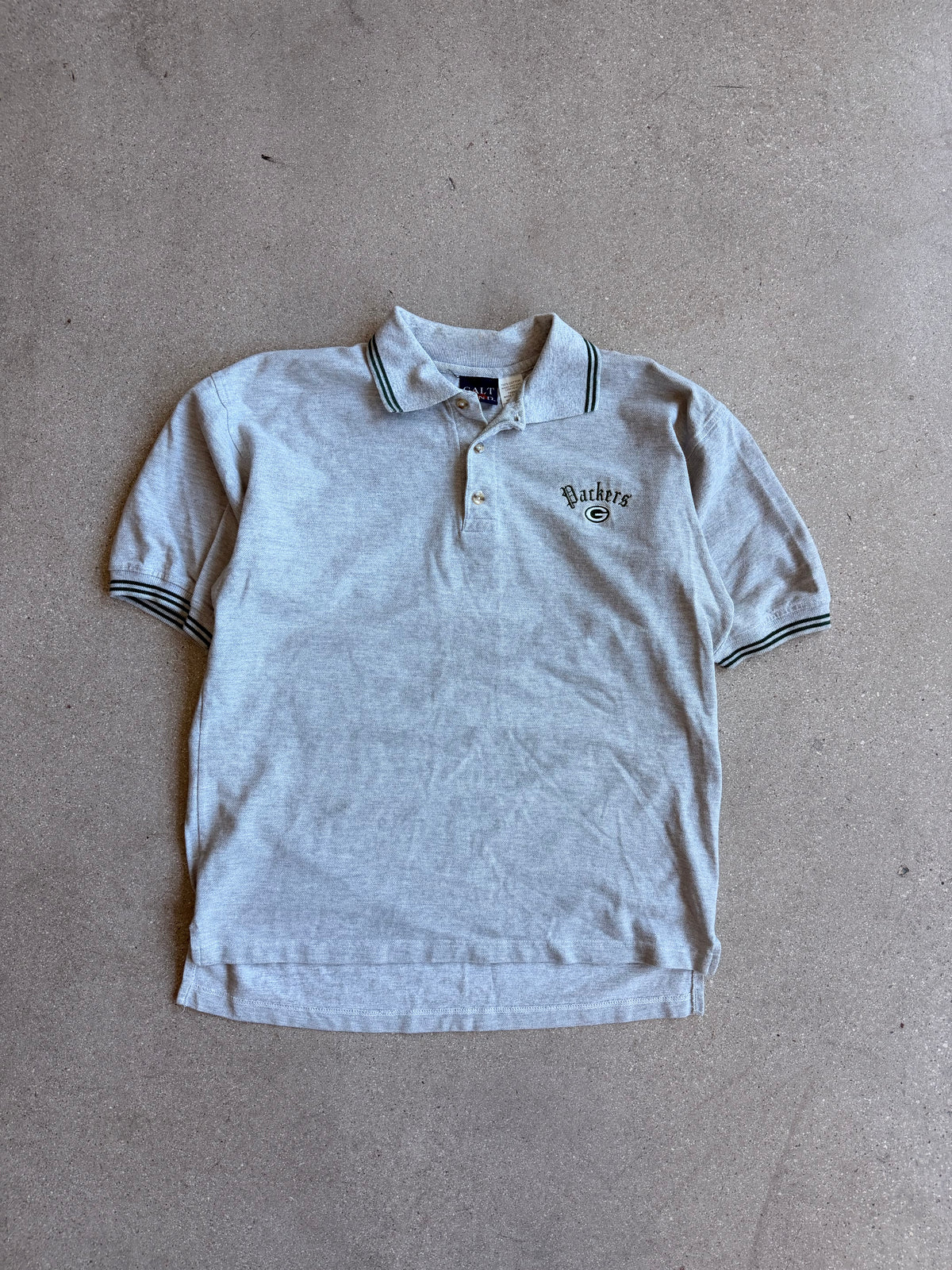 Vintage Packers Embroidered Polo - L