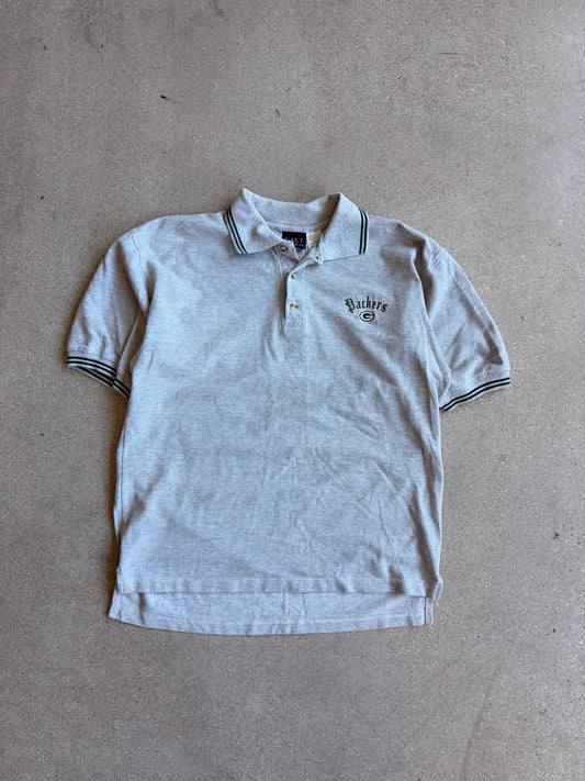 Vintage Packers Embroidered Polo - L