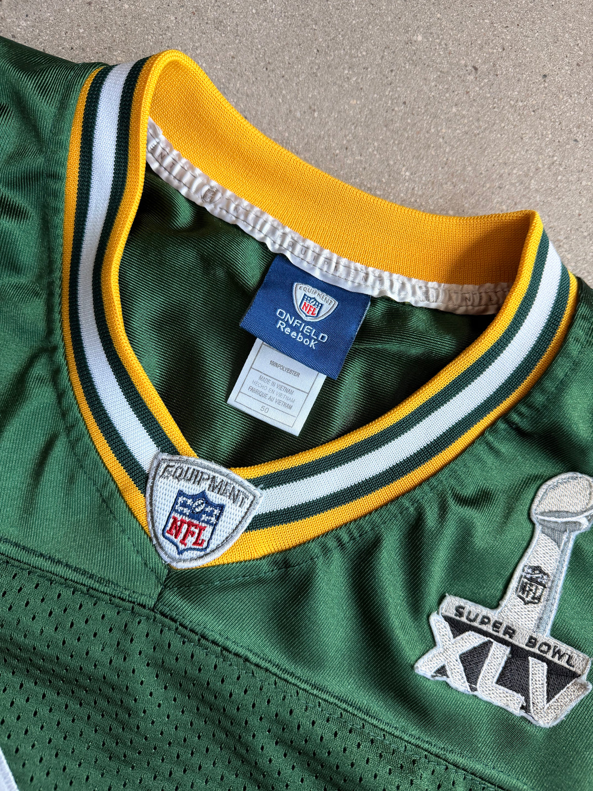 Vintage Super Bowl XLV BJ Raji Home Jersey - XL