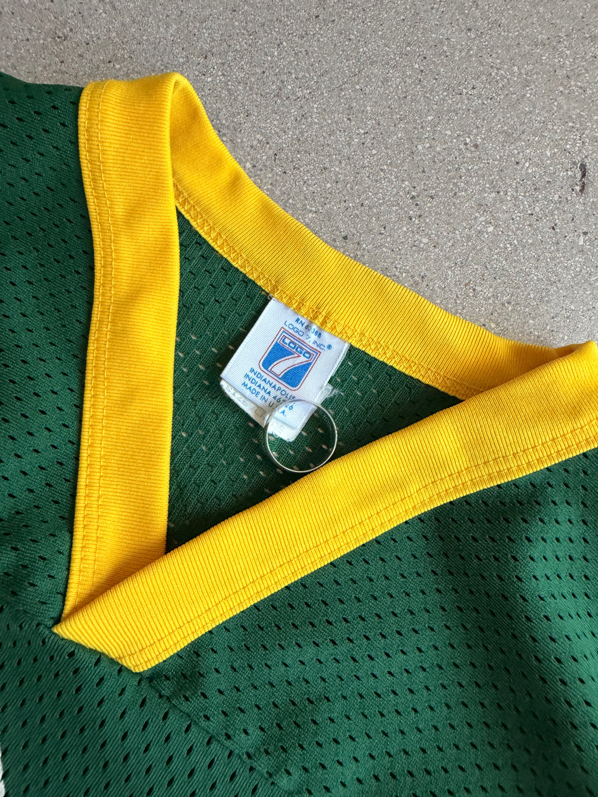Vintage Logo 7 Sterling Sharpe Home Jersey - L