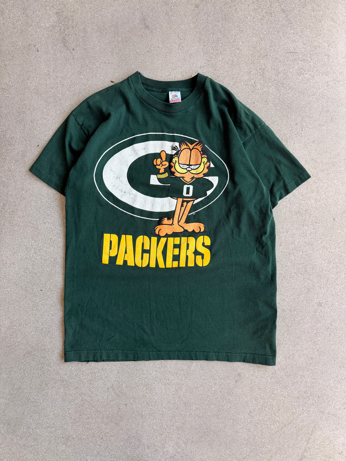 Vintage Single Stitch Garfield Packer Tee - XL