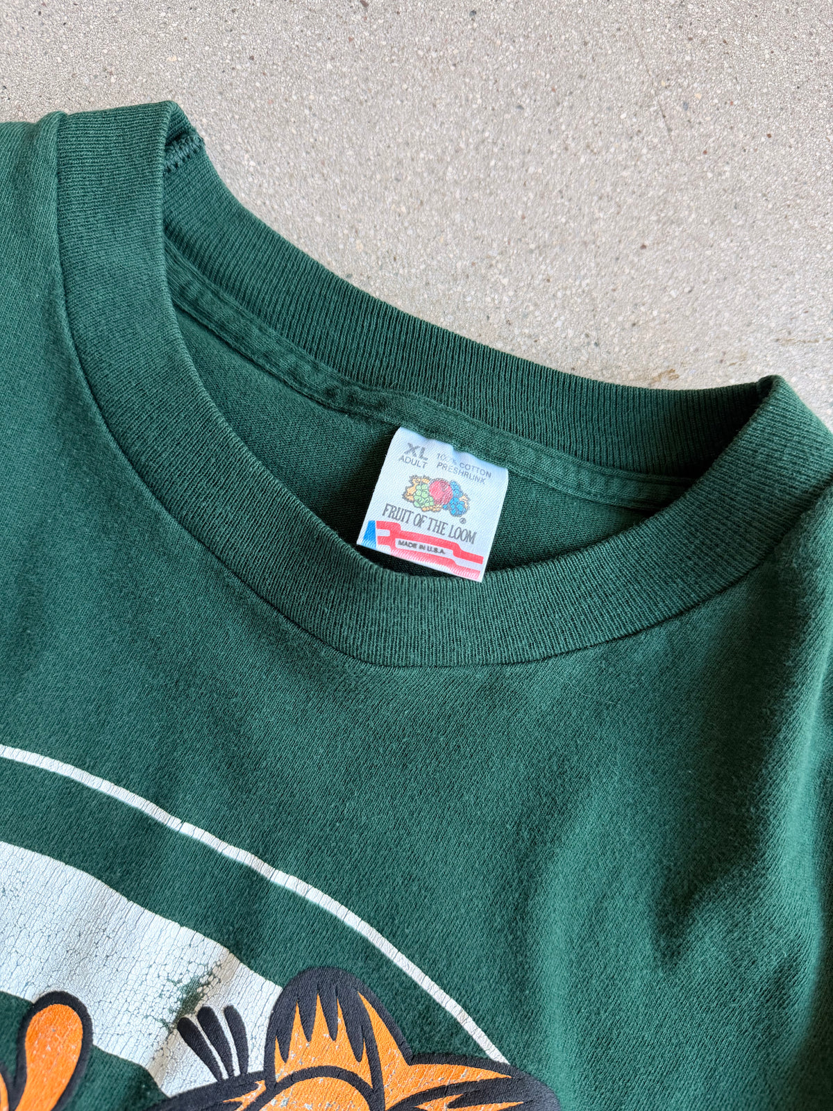 Vintage Single Stitch Garfield Packer Tee - XL