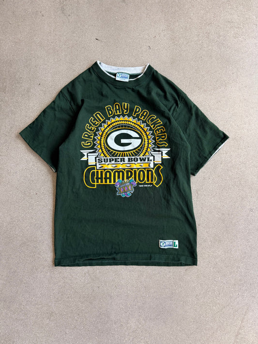 Vintage Packers Superbowl 31 Graphic Tee - M