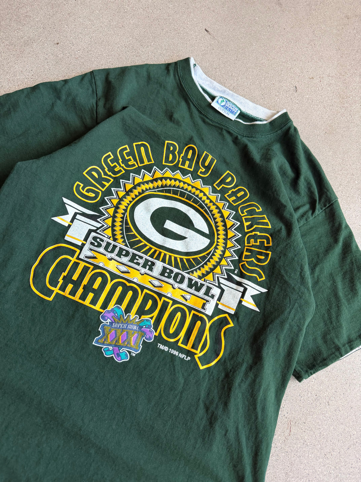 Vintage Packers Superbowl 31 Graphic Tee - M
