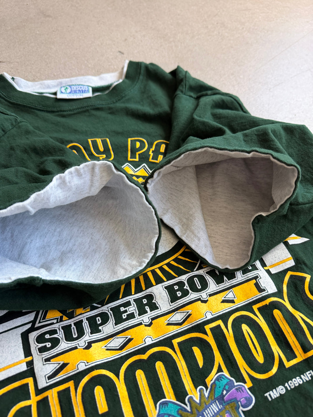 Vintage Packers Superbowl 31 Graphic Tee - M