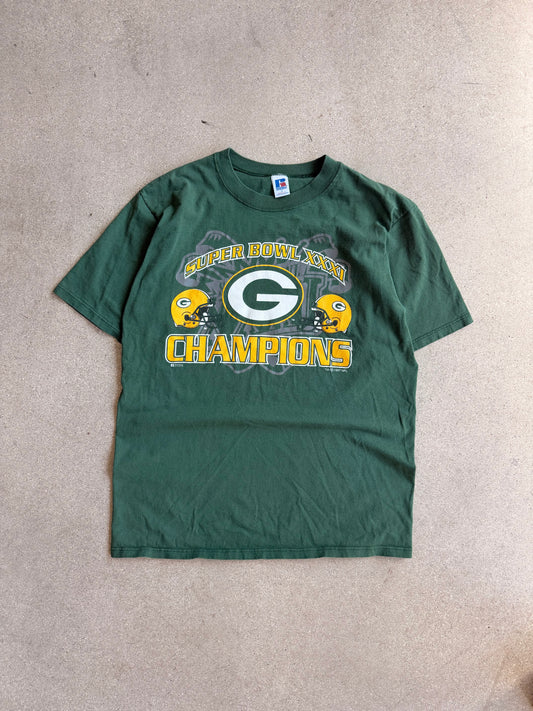 Vintage Packers Super Bowl 31 Champions Tee - L