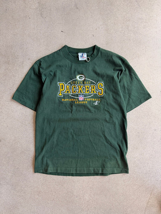 Vintage Packers Logo Athletic Heavy Weight Graphic Tee - L