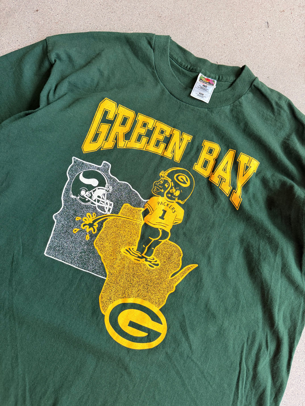 Vintage Piss on the Vikings Bootleg - XXL