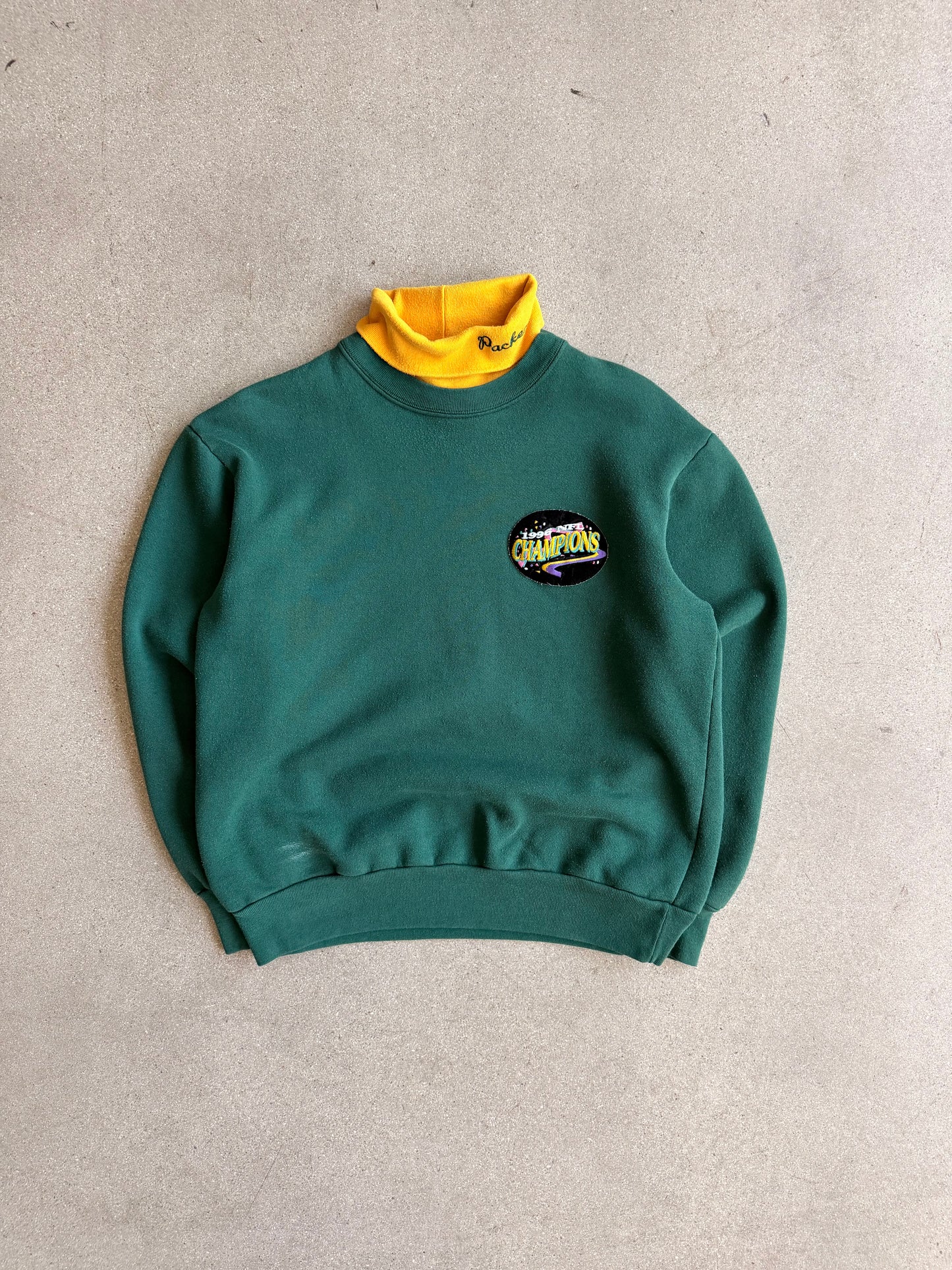 Vintage Packers Turtleneck Crew - L