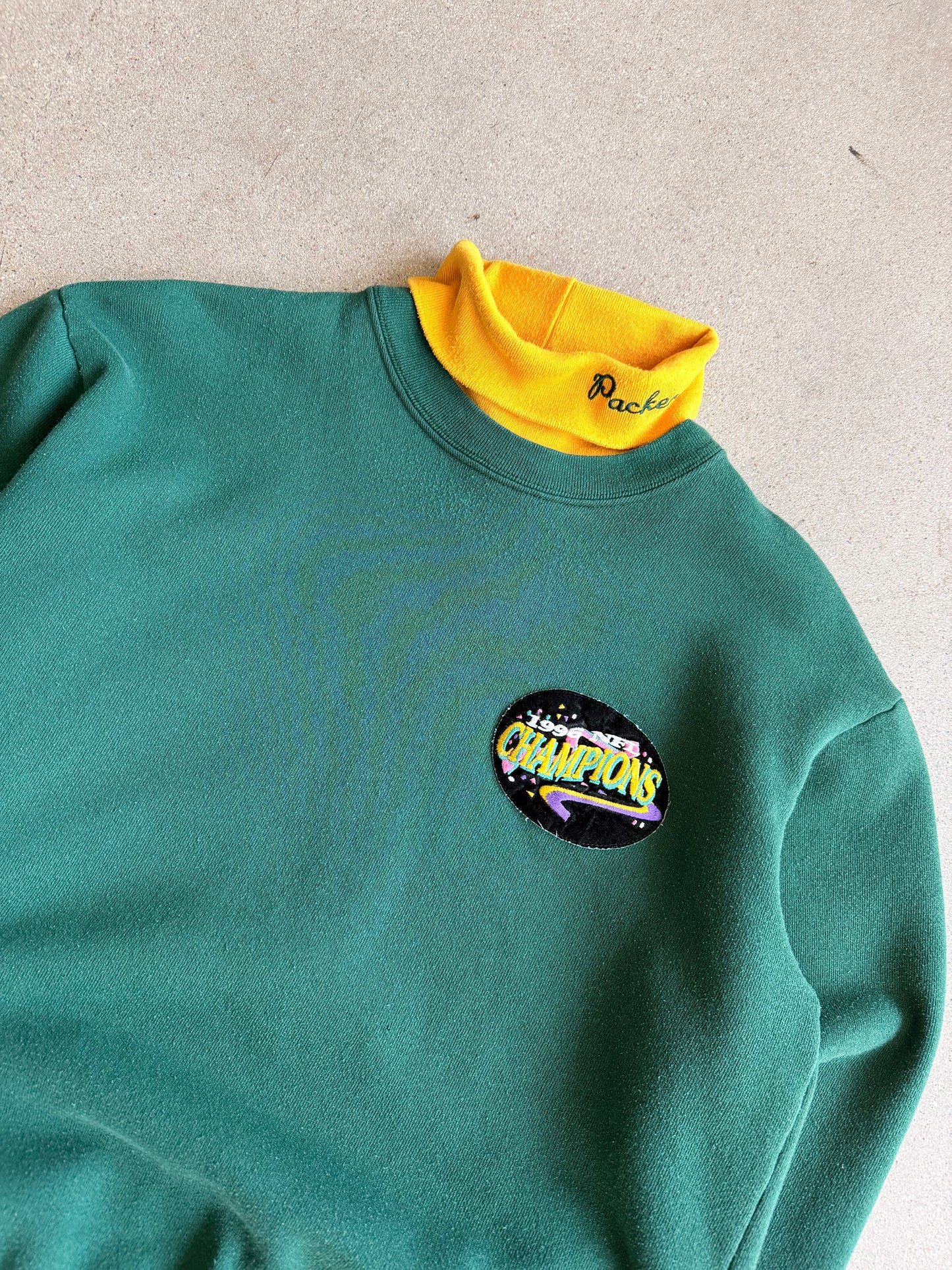 Vintage Packers Turtleneck Crew - L