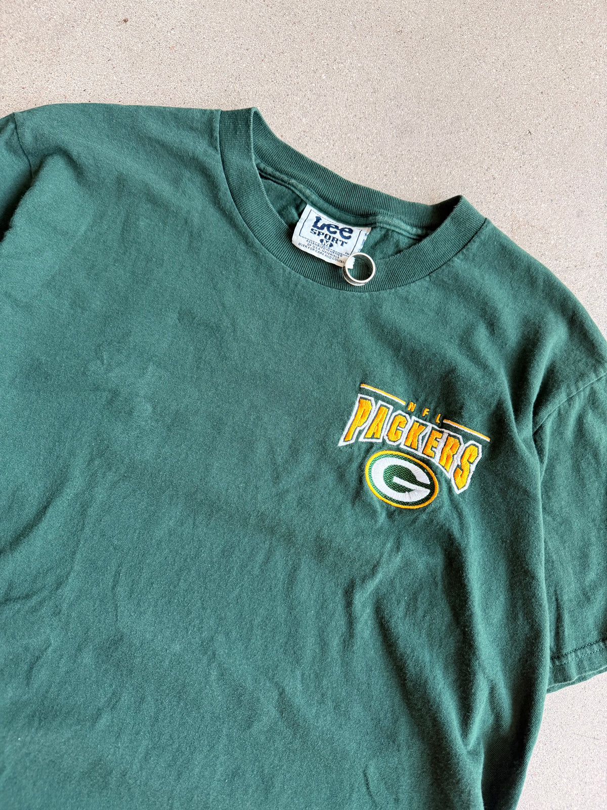 Vintage Embroidered Packer Tee - M