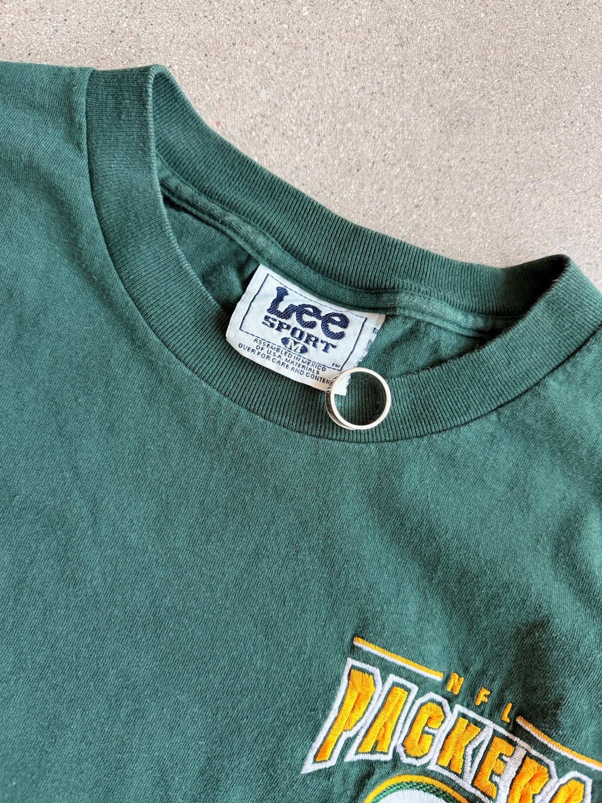 Vintage Embroidered Packer Tee - M