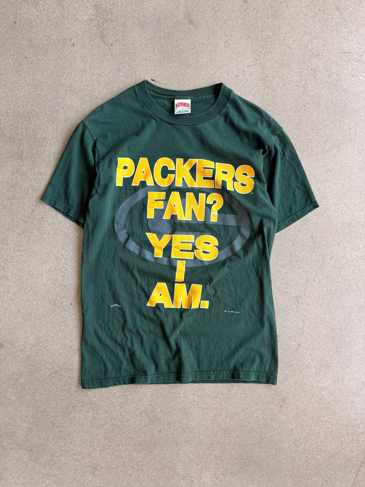Vintage Packer Fan Tee - L