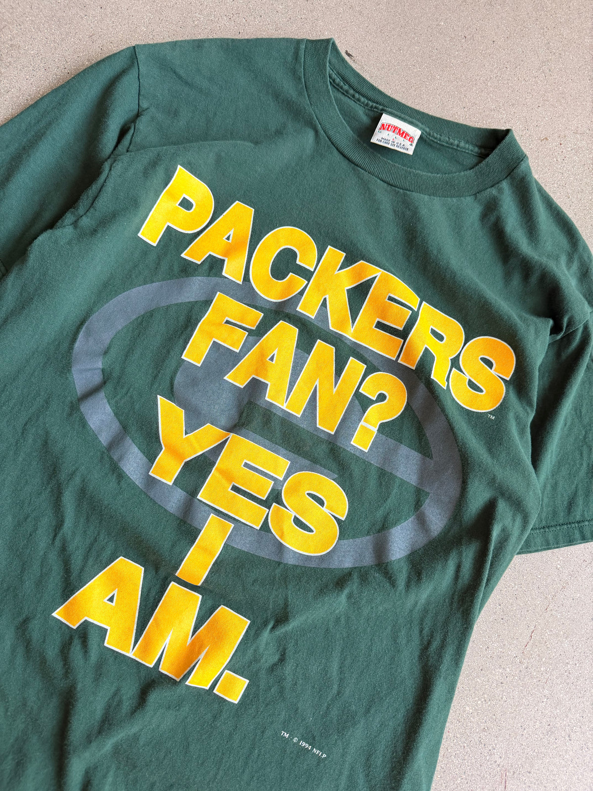 Vintage Packer Fan Tee - L