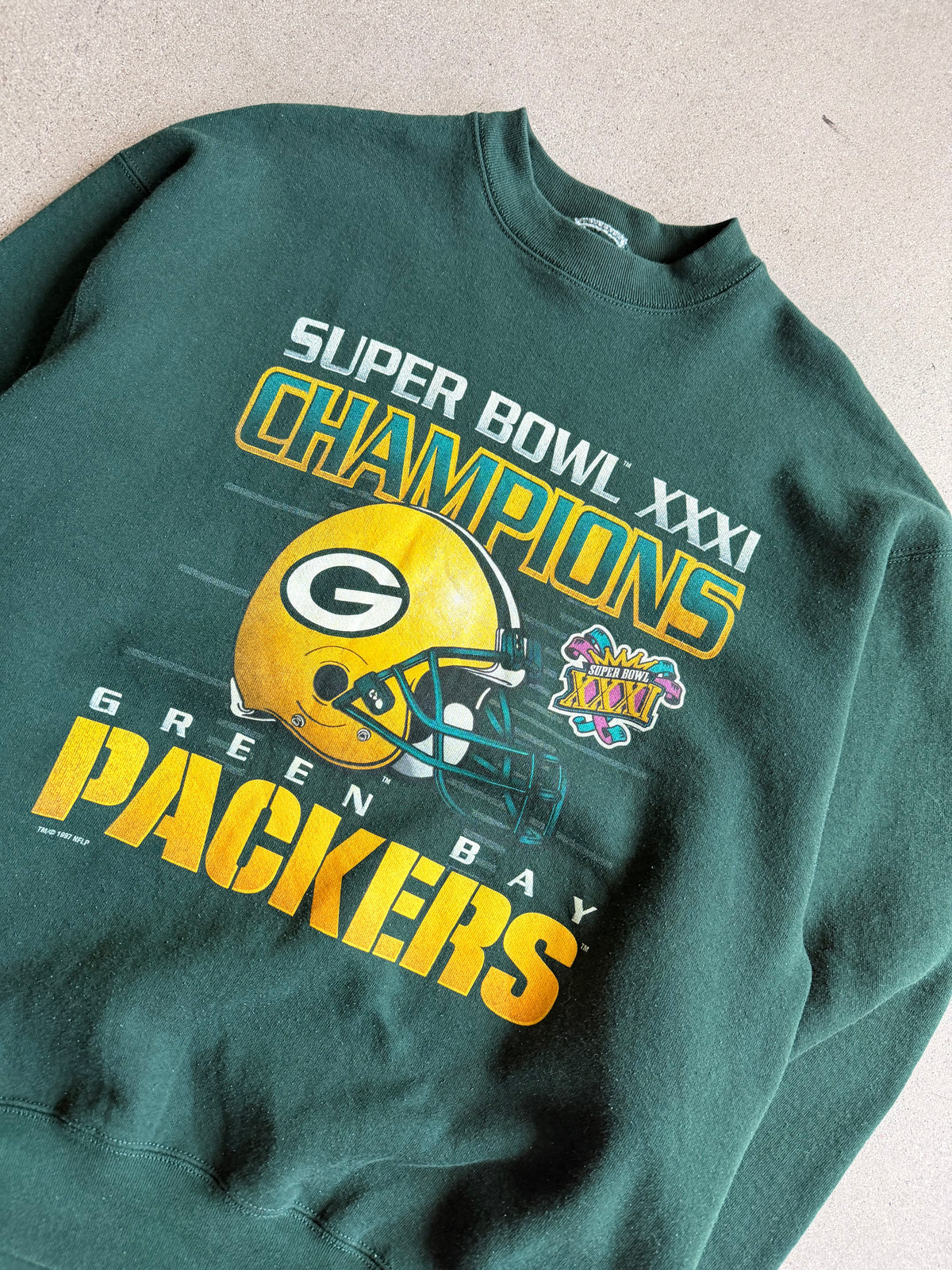 Vintage Packer Super Bowl 31 Champions Crewneck - XL
