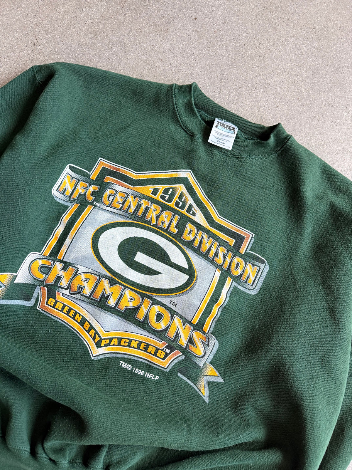 Vintage Packers 1996 NFC Champions Crew - XL