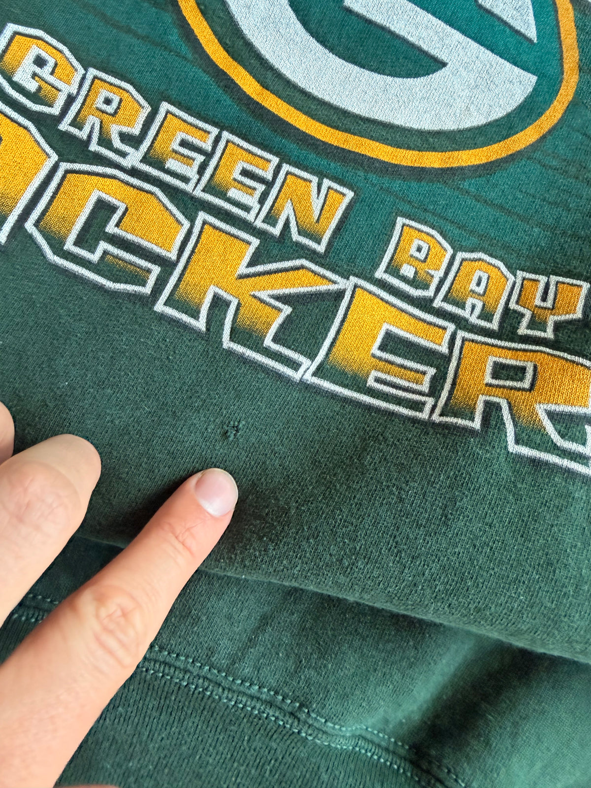 Vintage Packers Super Bowl 31 Champions Heavyweight Crewneck - XL
