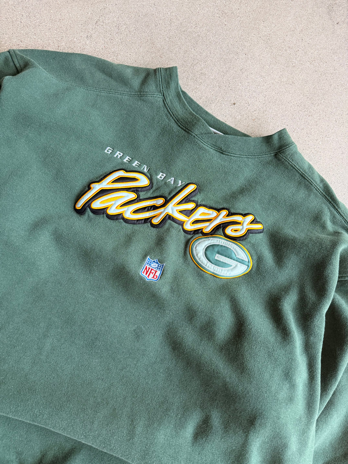 Vintage Packers Embroidered Crewneck - XXL