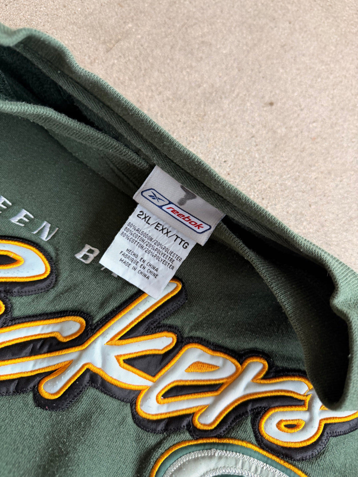 Vintage Packers Embroidered Crewneck - XXL