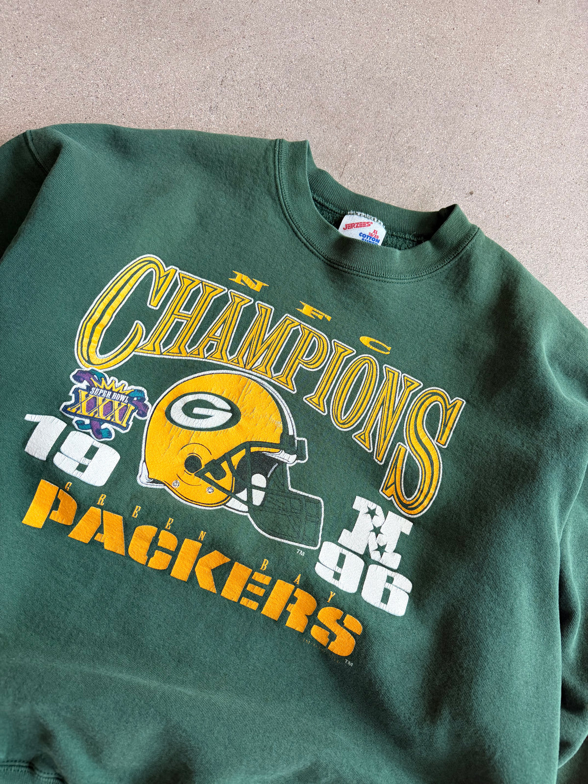 Vintage Packers NFC Champions Crewneck - L
