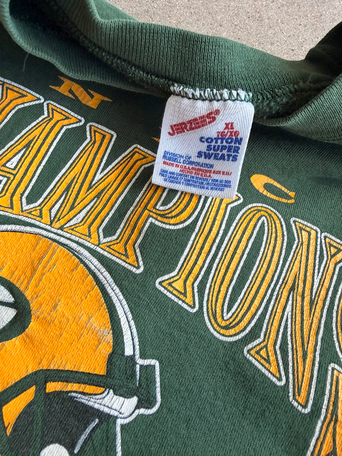 Vintage Packers NFC Champions Crewneck - L