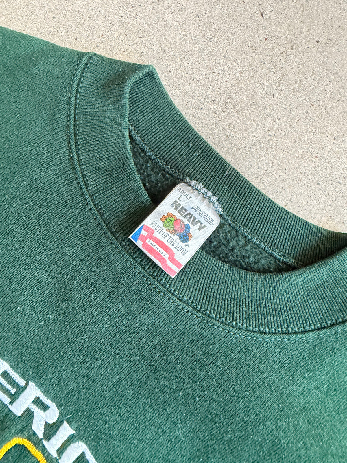 Vintage Packers Super Bowl 31 Embroidered Crewneck - L
