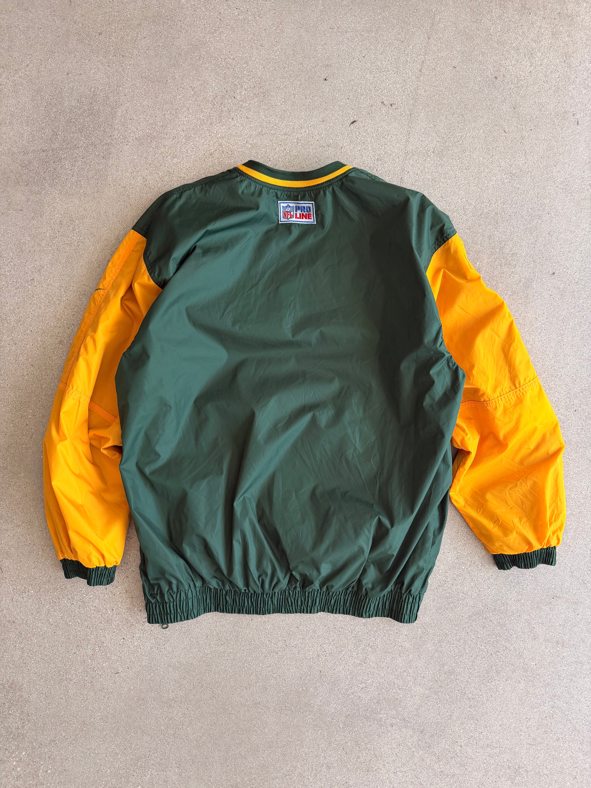 Vintage Reversable Nike Pro Line Packers Windbreaker