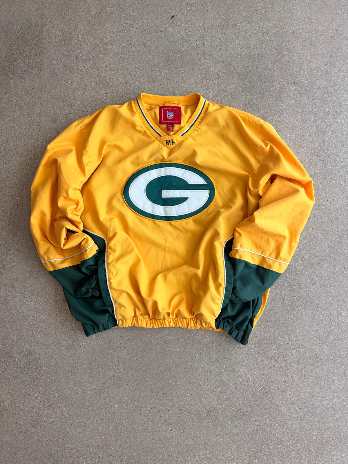 Vintage Packers Yellow Windbreaker - XL