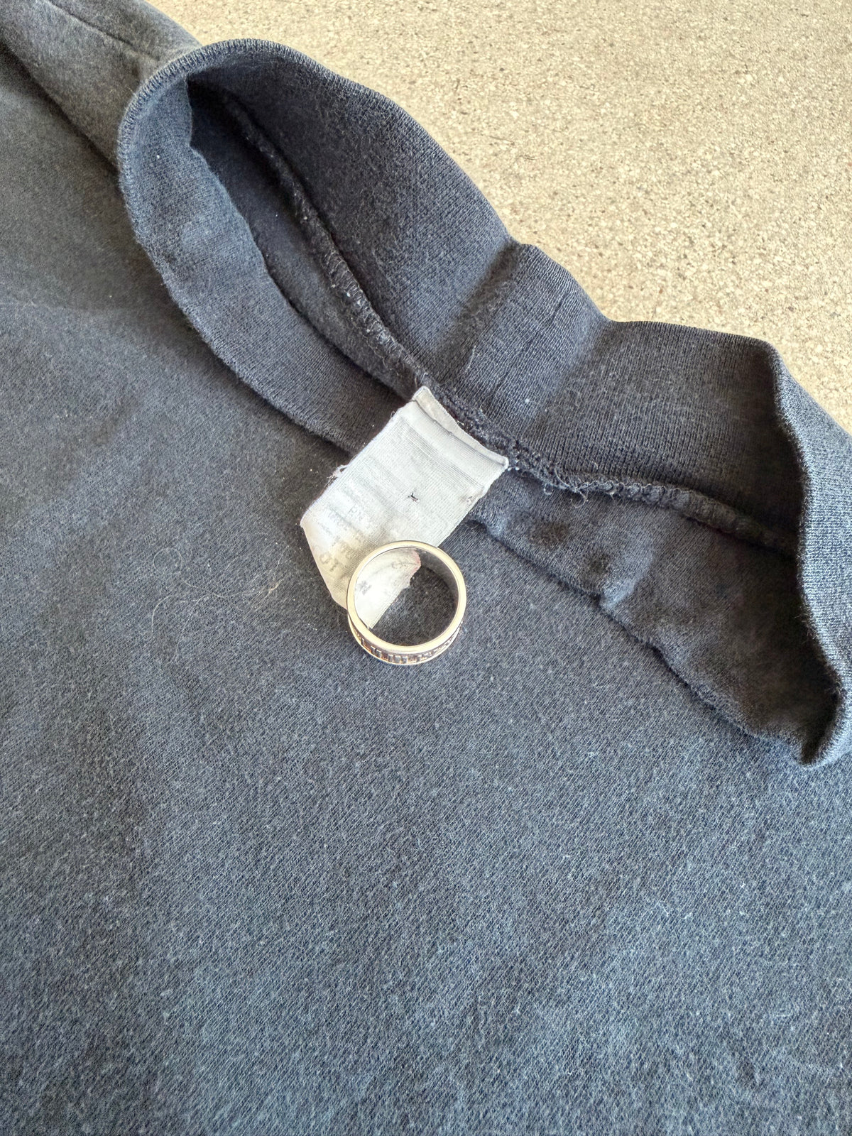 Vintage Black Packer Turtle Neck Undershirt - M/L