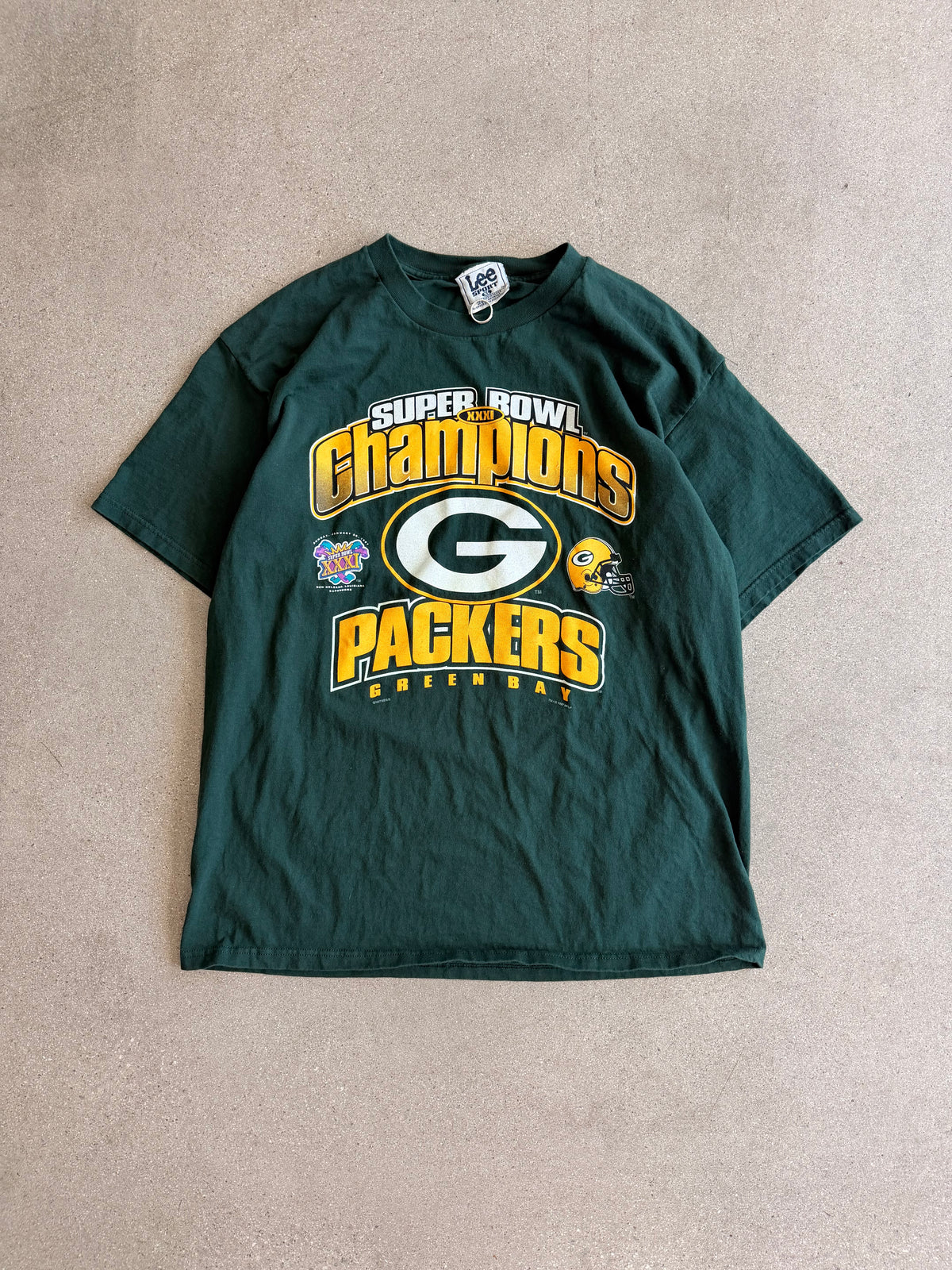 Vintage Packers Super Bowl 31 Champions Tee - XL