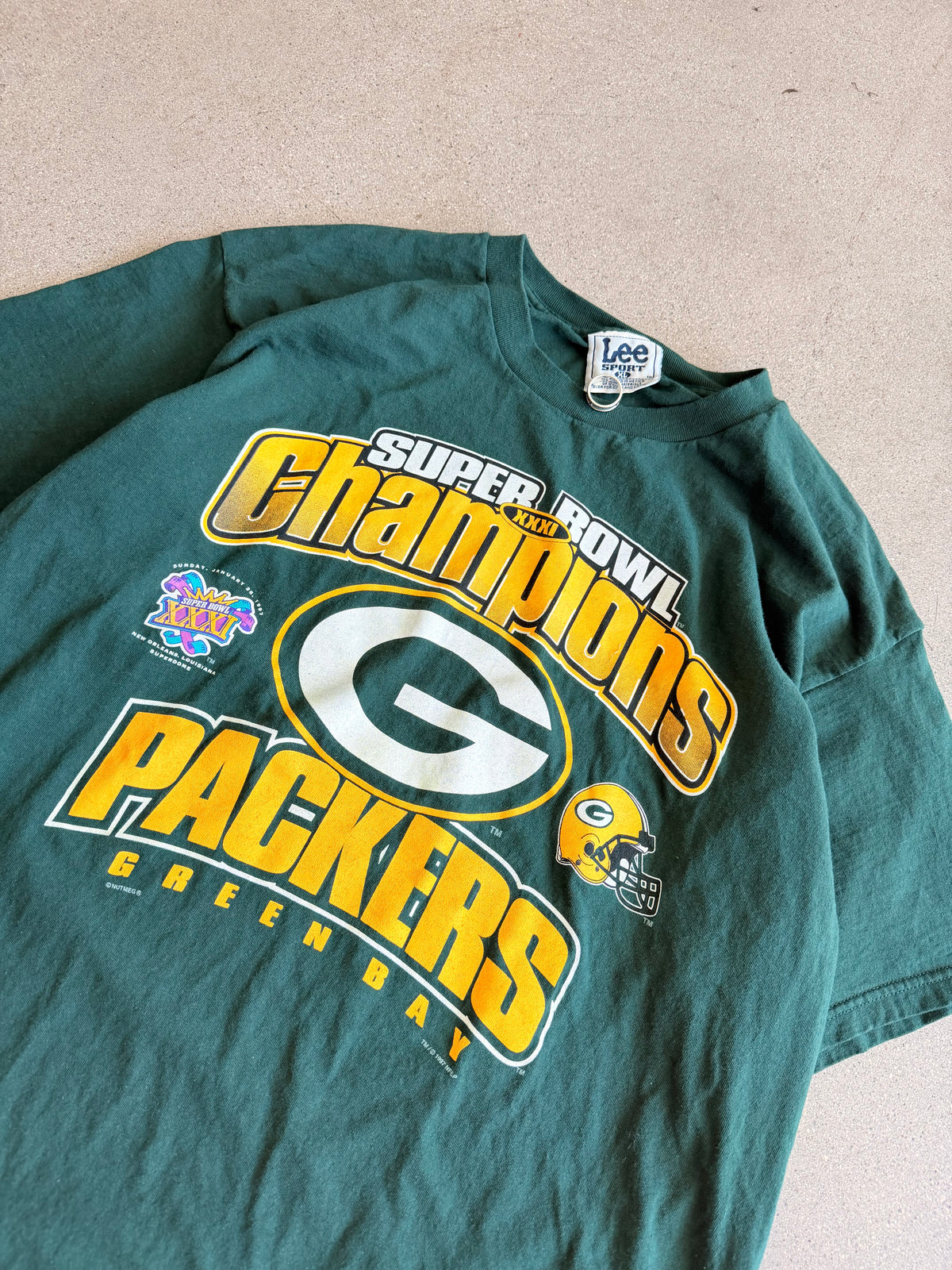 Vintage Packers Super Bowl 31 Champions Tee - XL