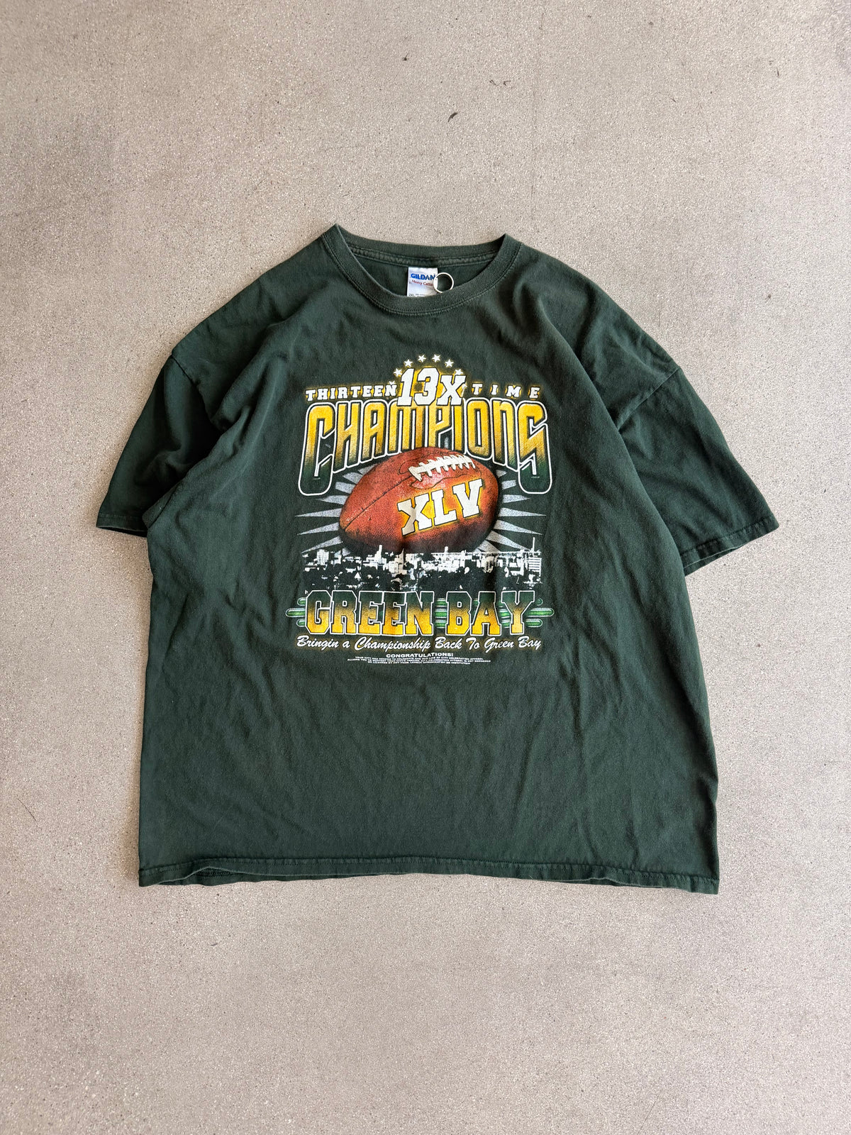 Packers Superbowl XLV Graphic Tee - XXL