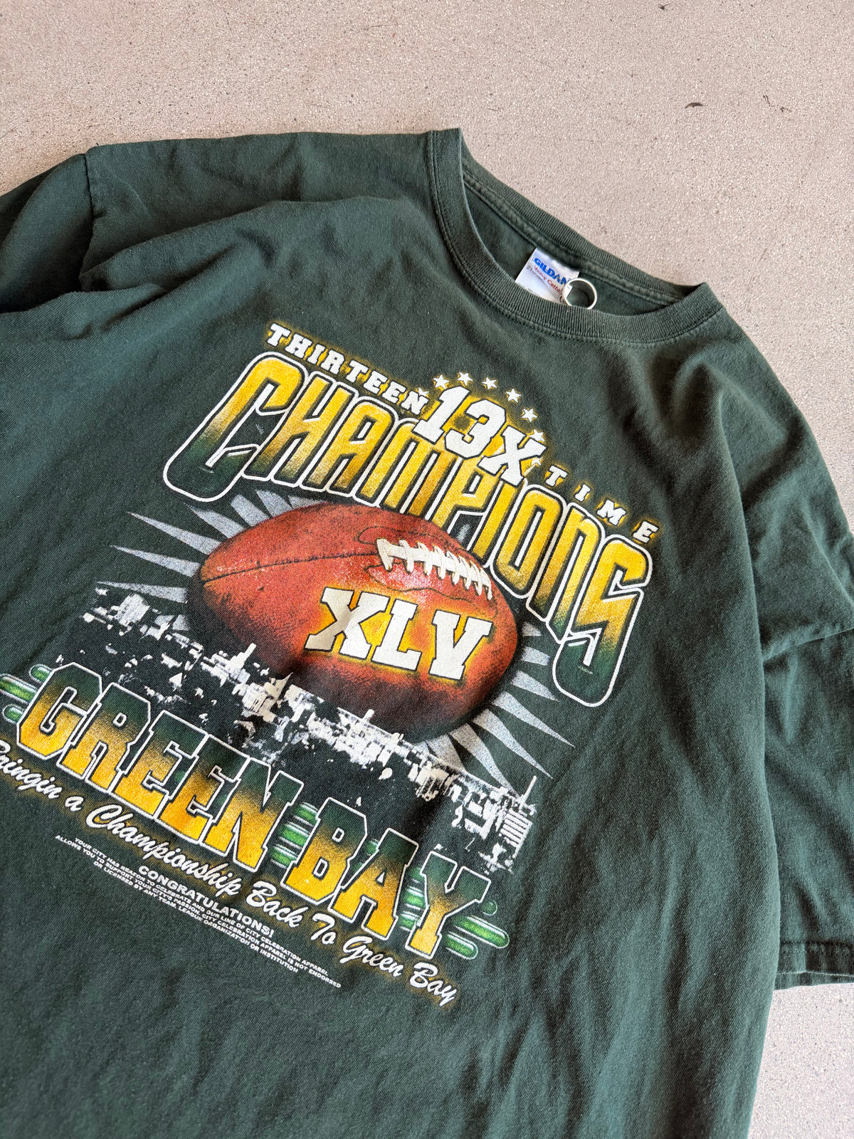Packers Superbowl XLV Graphic Tee - XXL