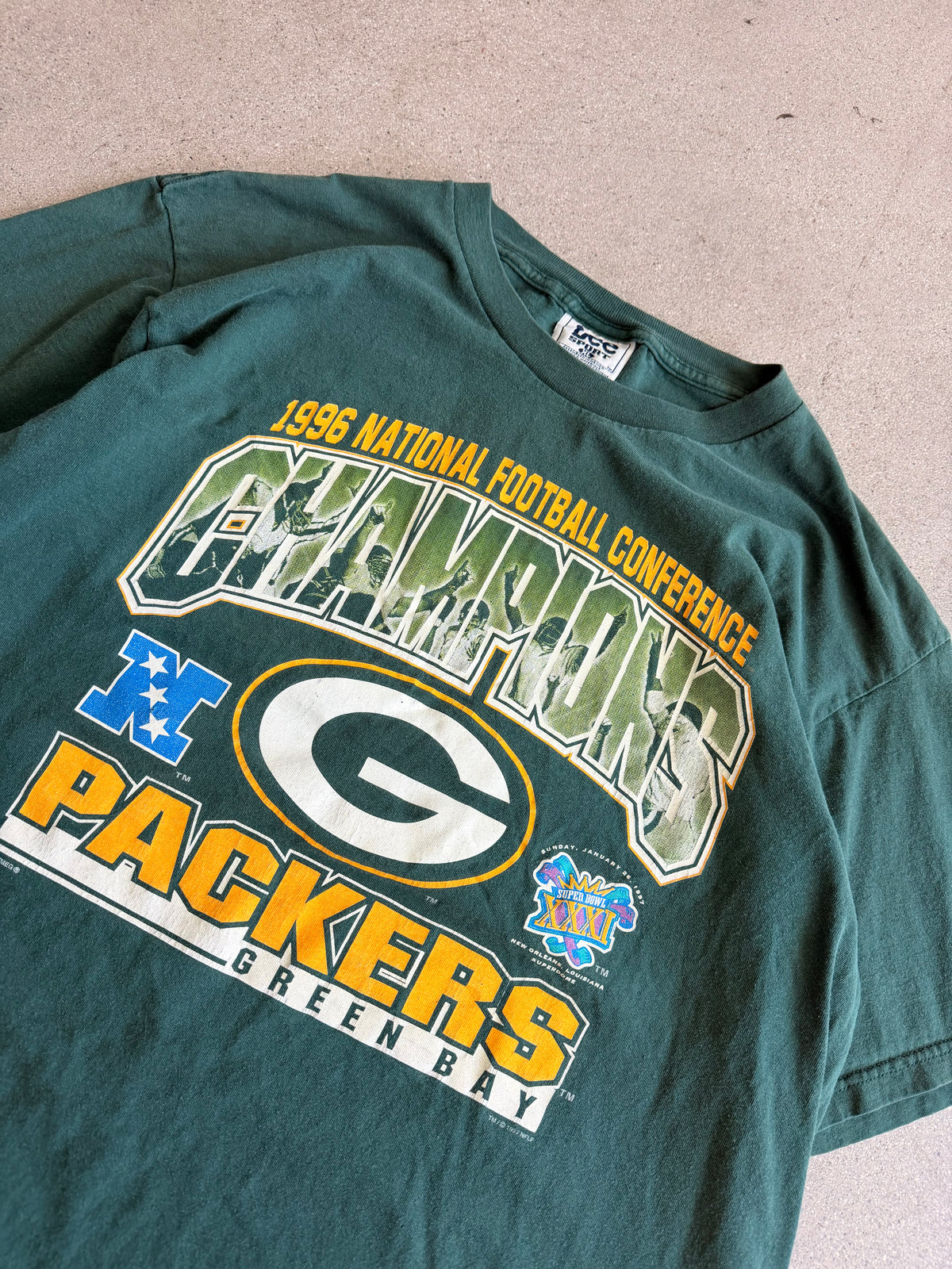 Vintage Packers NFC Champions Graphic Tee - XL