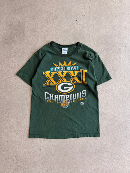 Vintage Packers Super Bowl 31 Champions Tee - M