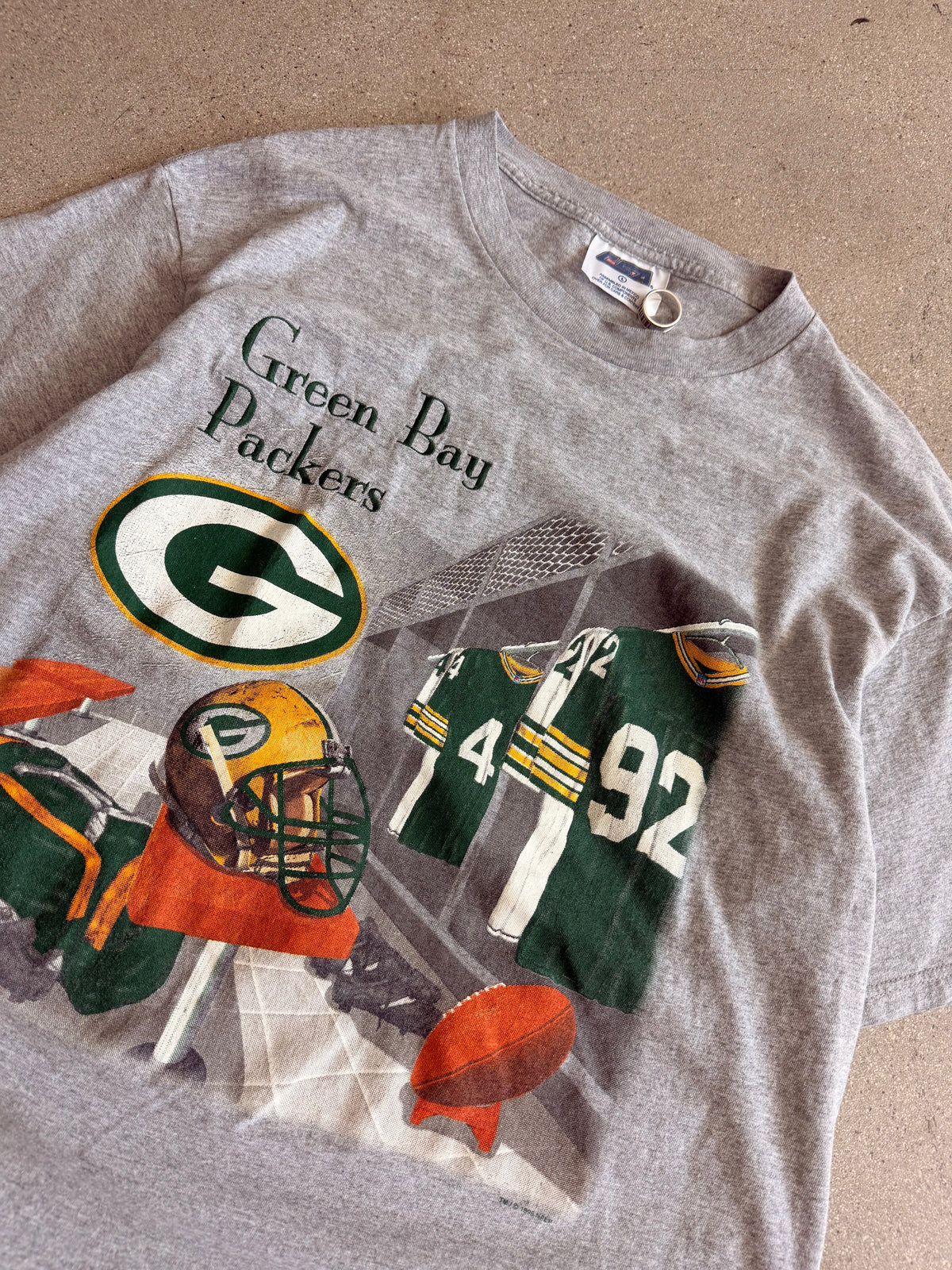 Vintage Packers Locker Room Graphic Tee - L