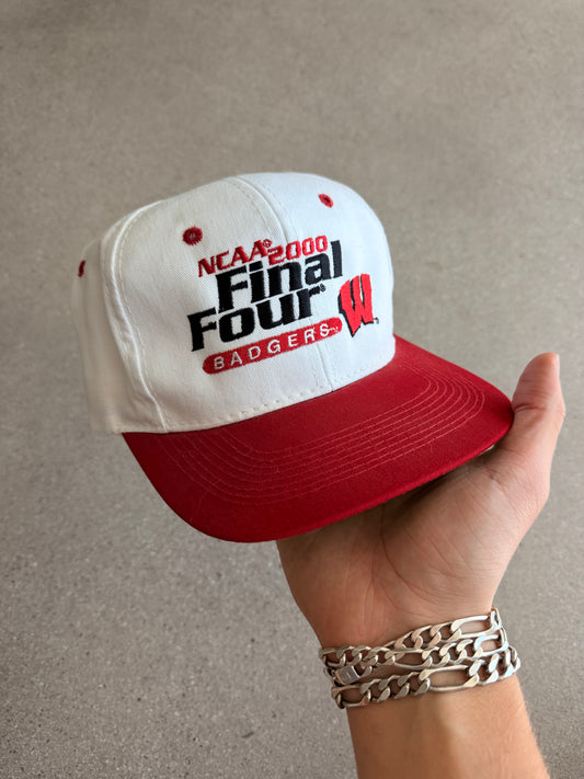 Vintage 2000 Wisconsin Badgers Final Four Snapback Hat