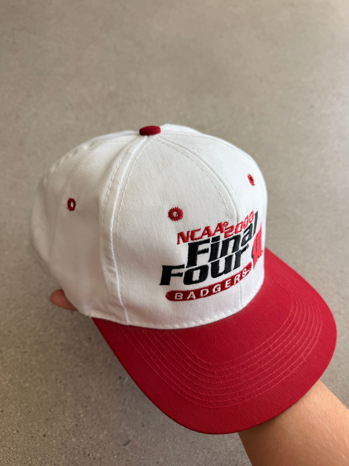 Vintage 2000 Wisconsin Badgers Final Four Snapback Hat