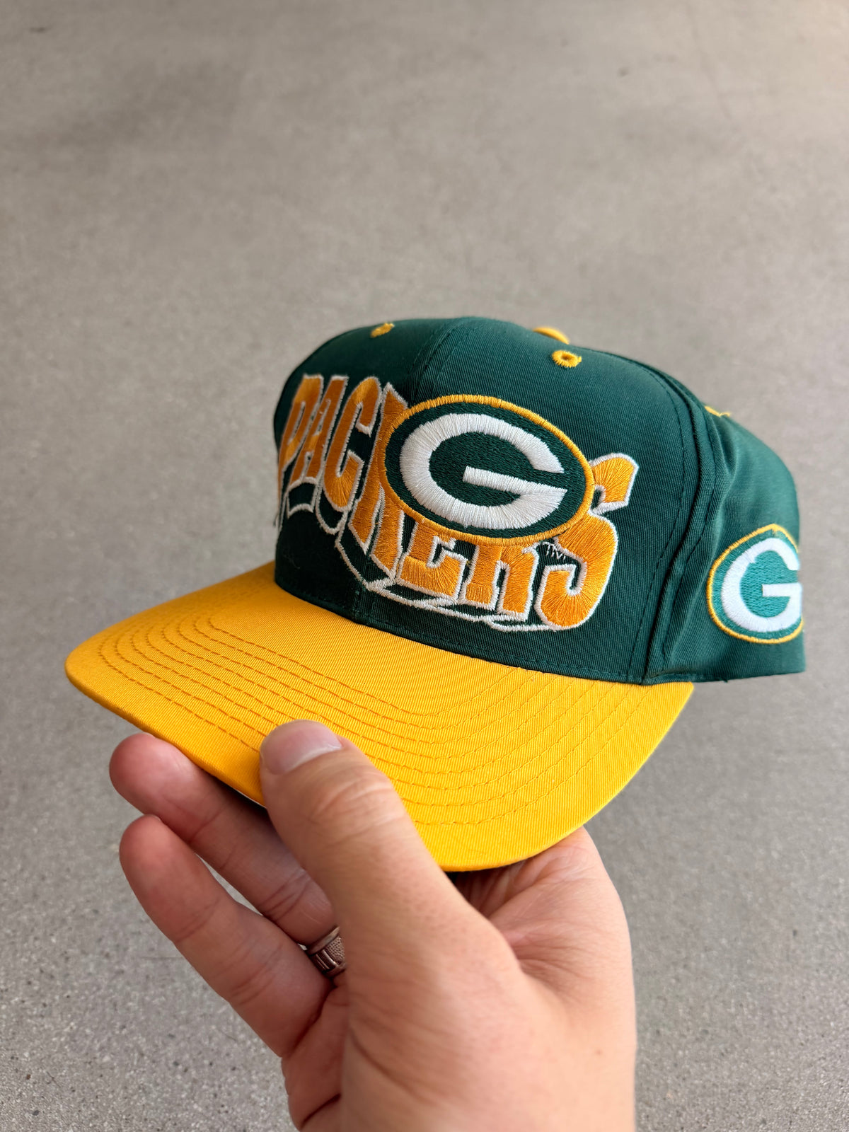 Vintage Packers "Wave" Snapback Hat