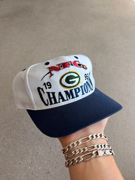 Vintage Packers NFC Champions Snapback Hat