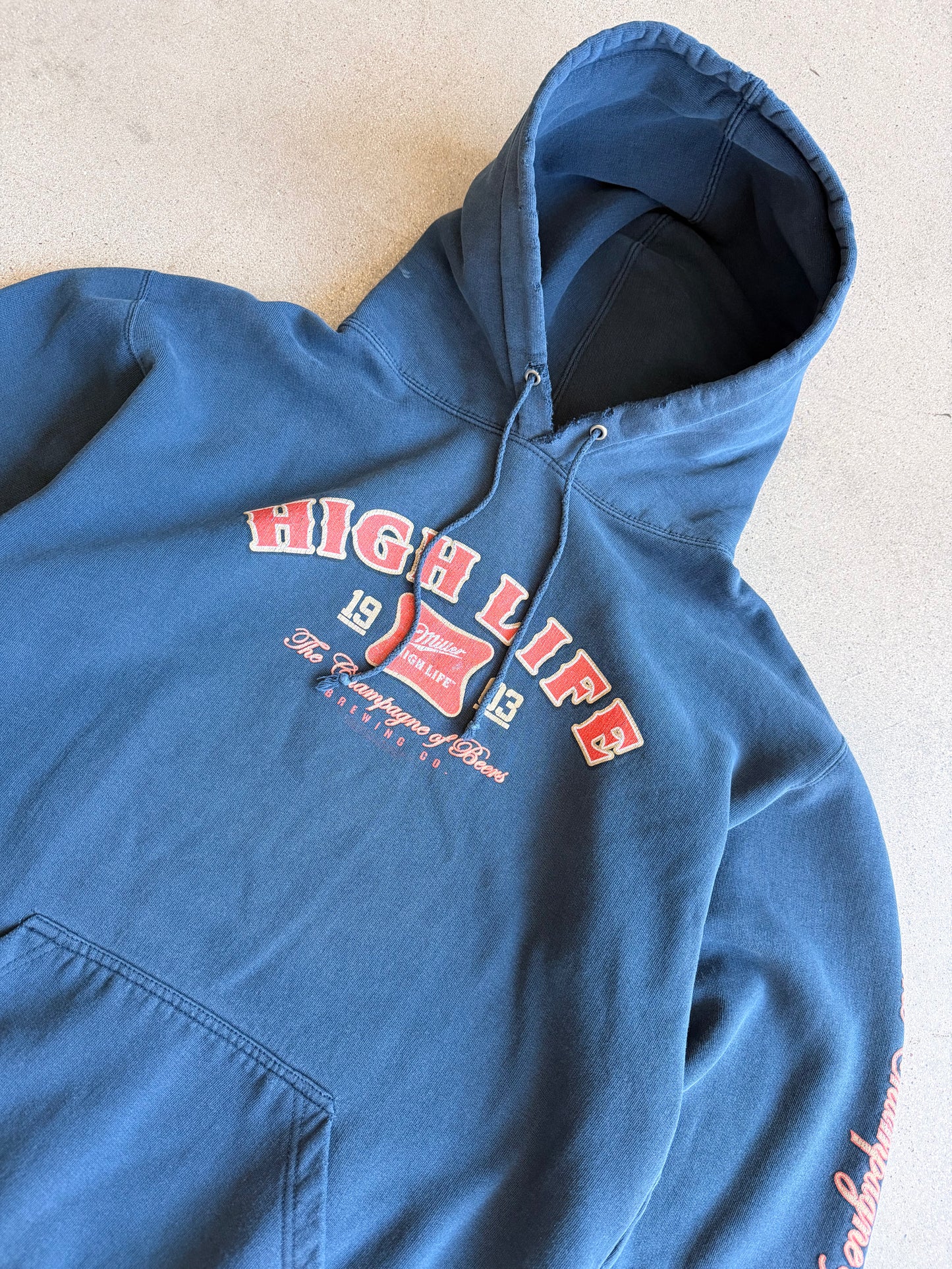 Vintage Miller High Life Hoodie - L