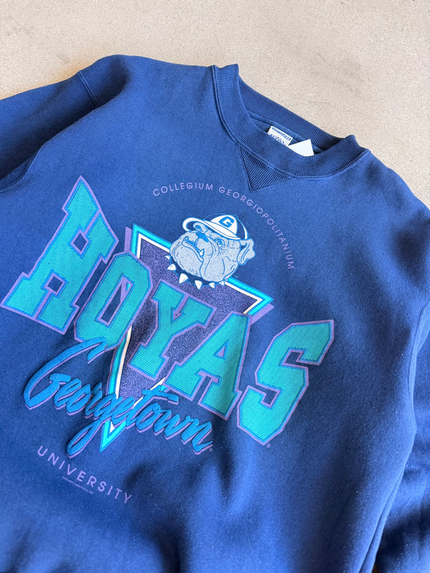 Vintage Georgetown Hoyas Crewneck - L
